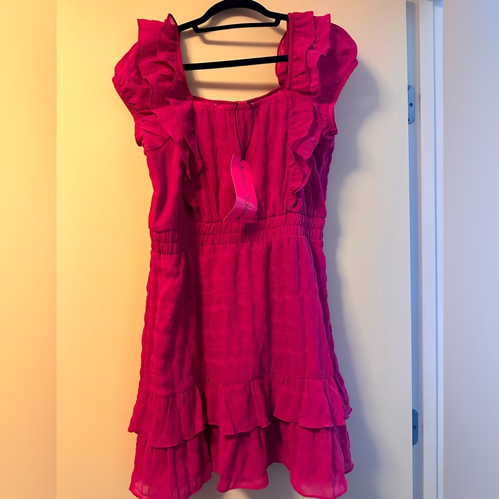 Fuchsia Betsy Johnson dress